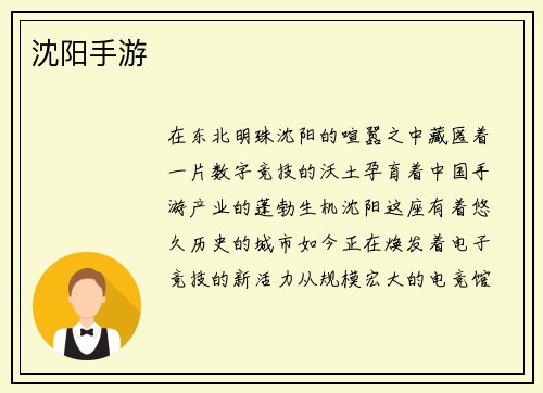 沈阳手游
